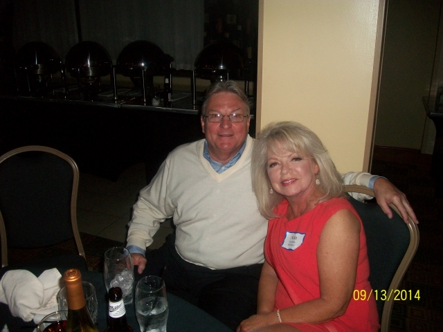 Ann McBride McDaniel and her husband at the Dance/Dinner